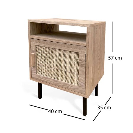Mesita Tesva 1 Puerta | Venta de Muebles Online