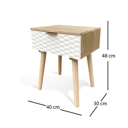 Mesita 1 Cajón Pupil | Venta de Muebles Online
