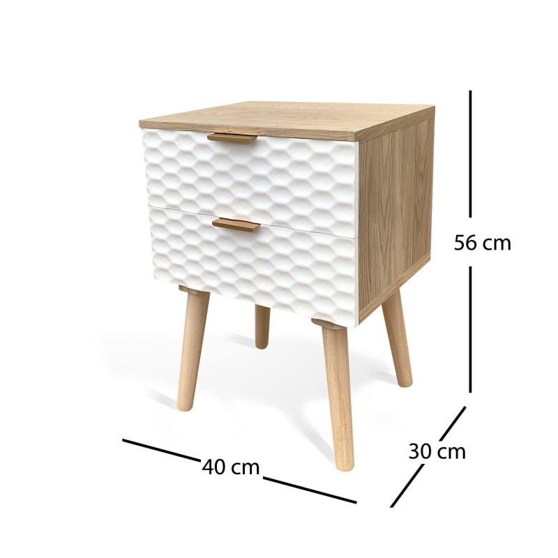 Mesita 2 Cajones Pupil | Venta de Muebles Online