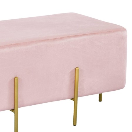 Puff Reposapies Rectangular Mallow Velvet | Venta de Muebles Online
