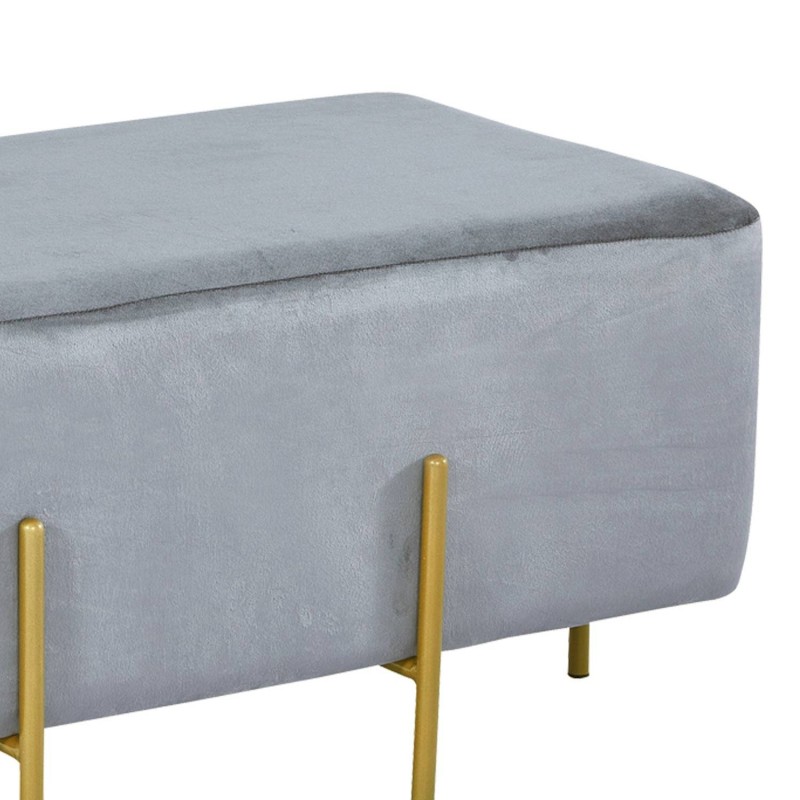 Puff Reposapies Rectangular Mallow Velvet | Venta de Muebles Online