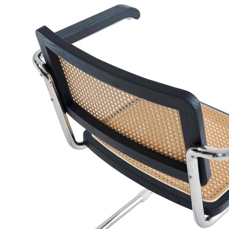 Silla Zulma Black Con Reposabrazos | Venta de Muebles Online