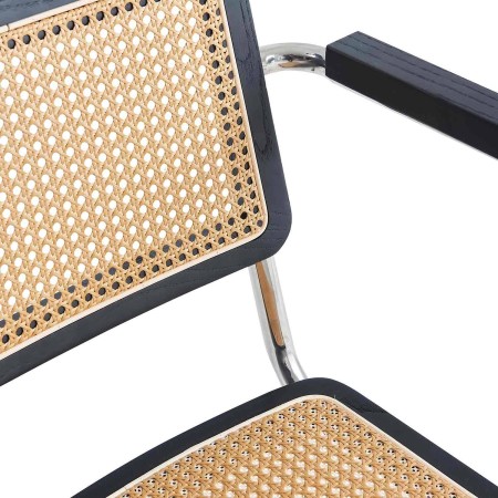 Silla Zulma Black Con Reposabrazos | Venta de Muebles Online