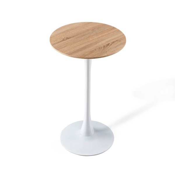 Mesa Alta Ibiza White-Wood Ø60 Cm | Venta de Muebles Online 2