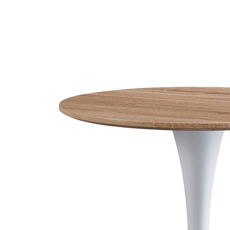 Mesa Alta Ibiza White-Wood Ø60 Cm | Venta de Muebles Online