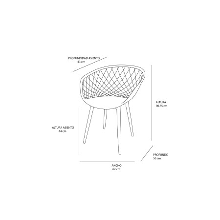 4 Sillones Wanda | Venta de Muebles Online
