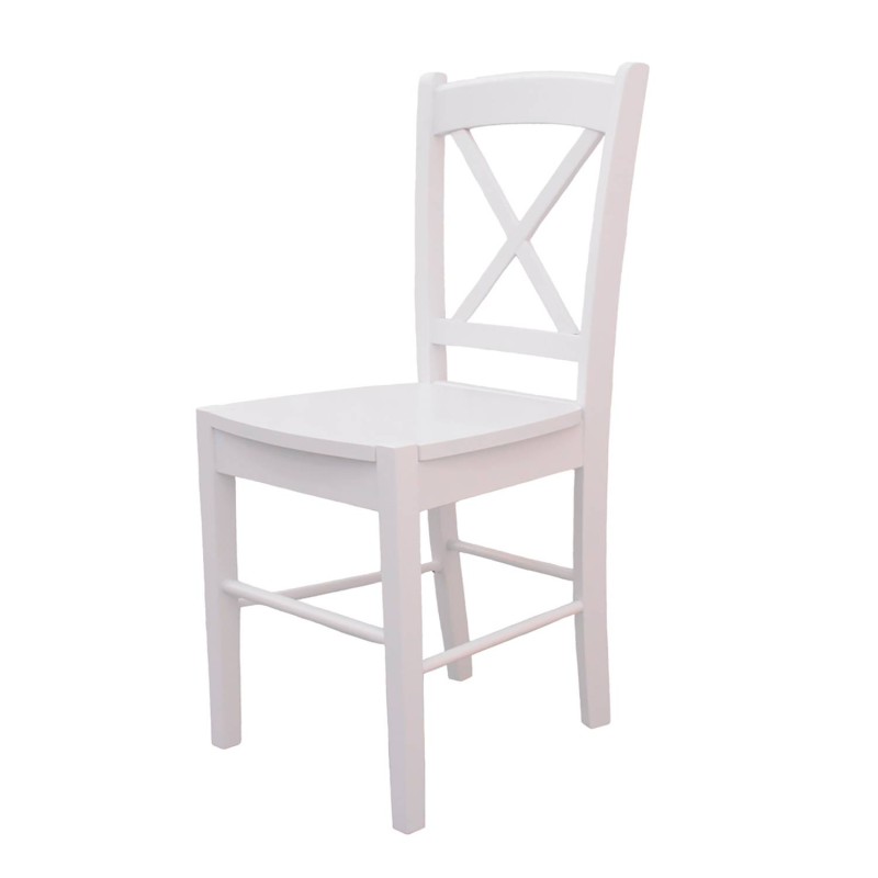 Silla De Madera Adeline Blanca | Venta de Muebles Online
