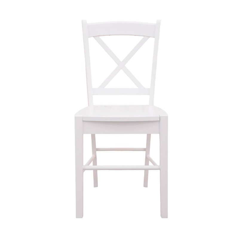 Silla De Madera Adeline Blanca | Venta de Muebles Online