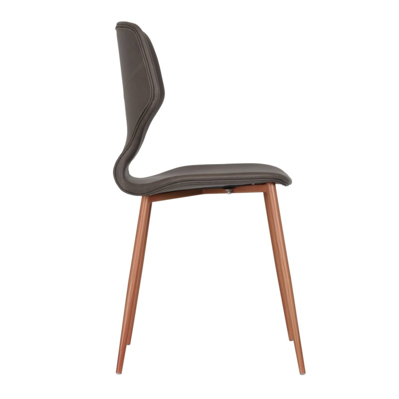 Silla Nórdica Vora Tapizada Gris Claro | Venta de Muebles Online