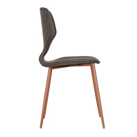 Silla Nórdica Vora Tapizada Gris Claro | Venta de Muebles Online