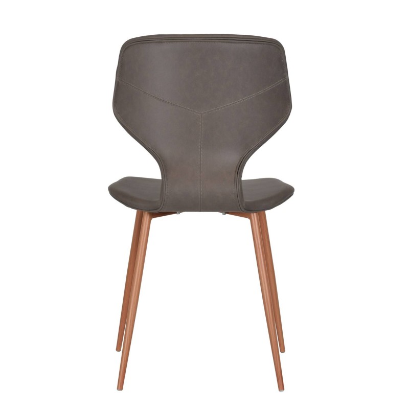 Silla Nórdica Vora Tapizada Gris Claro | Venta de Muebles Online