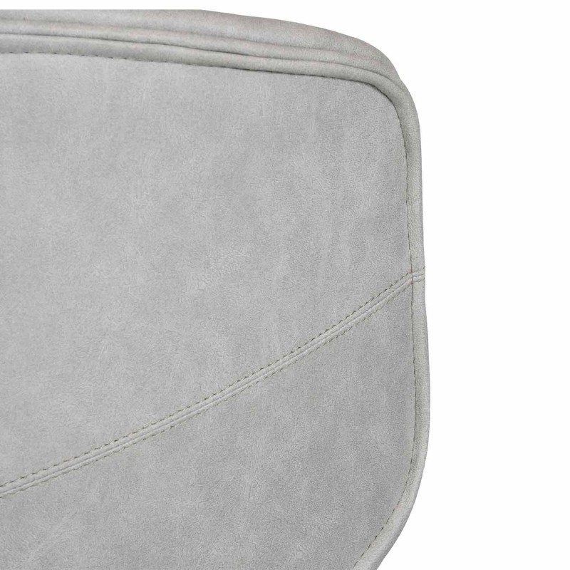 Silla Nórdica Vora Tapizada Gris Claro | Venta de Muebles Online