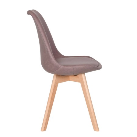 Silla Nórdica New Tower Wood Gris | Venta de Muebles Online