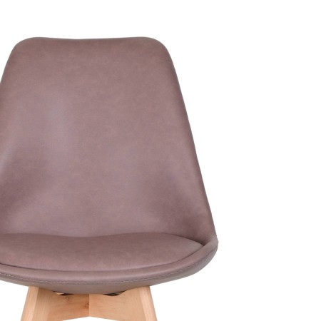 Silla Nórdica New Tower Wood Gris | Venta de Muebles Online
