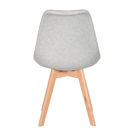 Silla Nórdica New Tower Wood Gris | Venta de Muebles Online