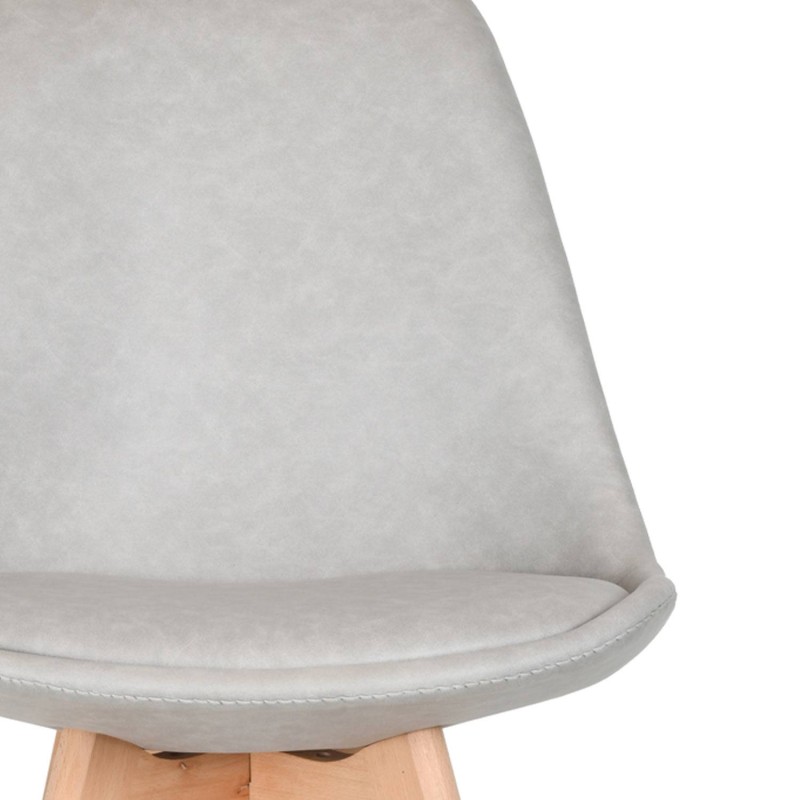 Silla Nórdica New Tower Wood Gris | Venta de Muebles Online