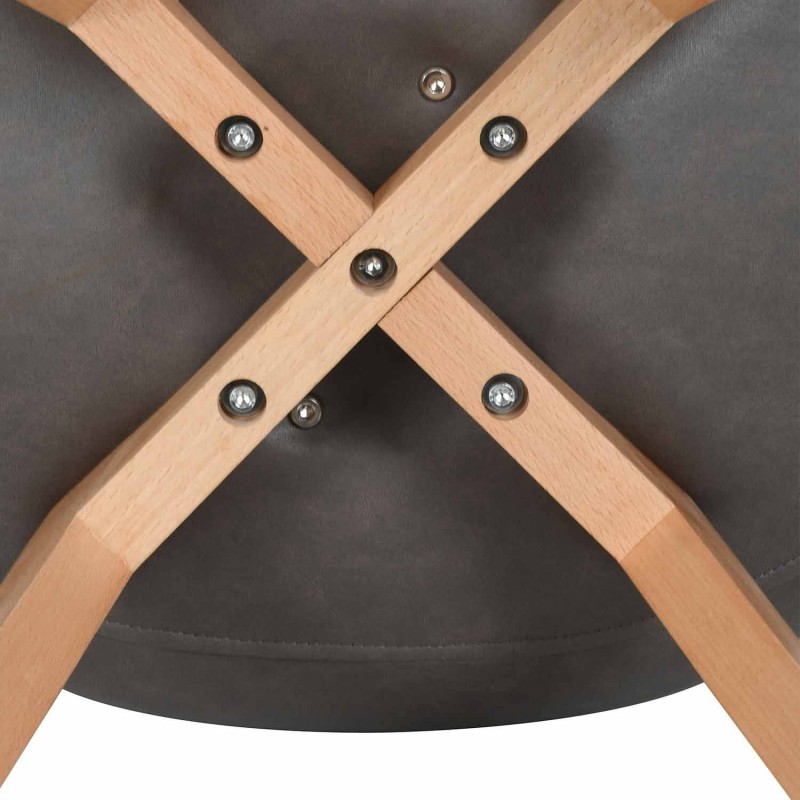 Silla Nórdica New Tower Wood Gris | Venta de Muebles Online