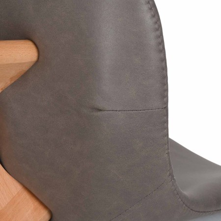 Silla Nórdica New Tower Wood Gris | Venta de Muebles Online