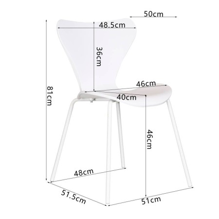 Silla Apilable de estilo nórdico | Venta de Muebles Online