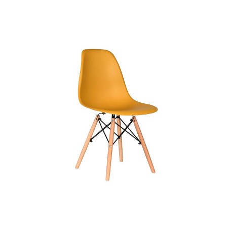 Silla Tower Wood Mostaza Extra Quality | Venta de Muebles Online