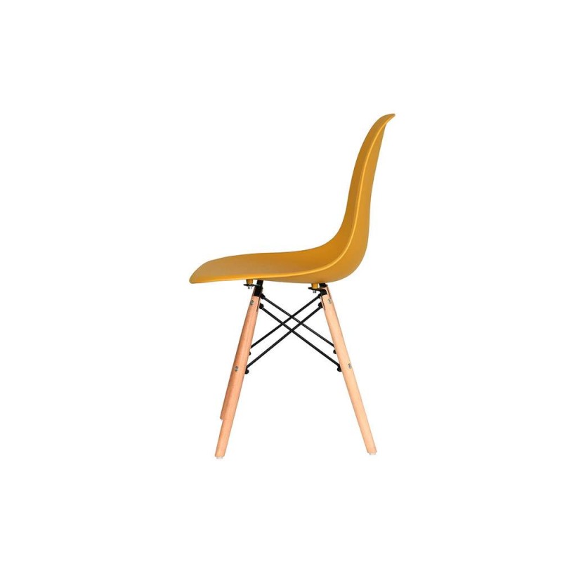 Silla Tower Wood Mostaza Extra Quality | Venta de Muebles Online