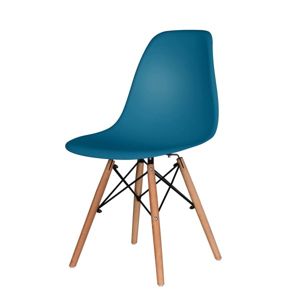 Silla Tower Wood Petróleo Extra Quality | Venta de Muebles Online