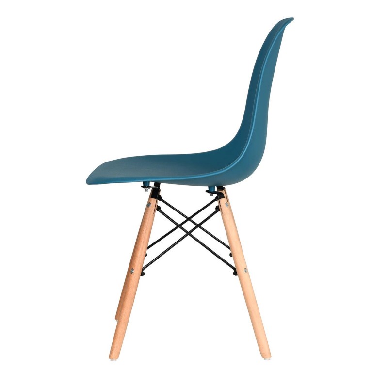 Silla Tower Wood Petróleo Extra Quality | Venta de Muebles Online