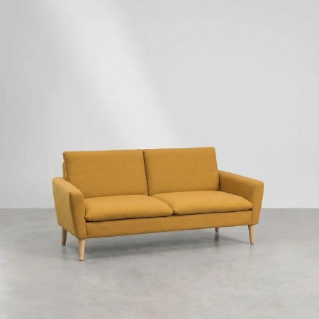 Sofá 2 plazas mostaza | Venta de Muebles Online
