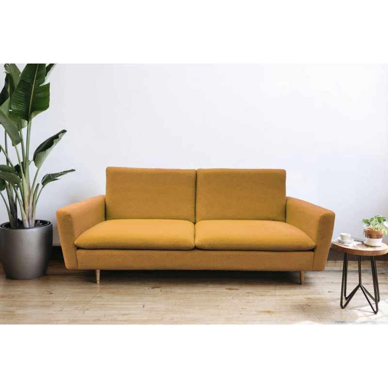 Sofá 2 plazas mostaza | Venta de Muebles Online