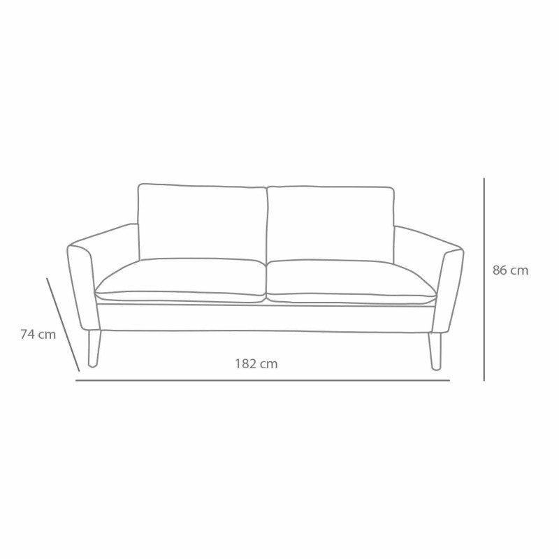 Sofá 2 plazas gris | Venta de Muebles Online
