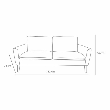 Sofá 2 plazas gris | Venta de Muebles Online