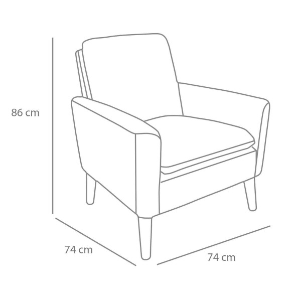 Sillón Viena Gris | Venta de Muebles Online 2