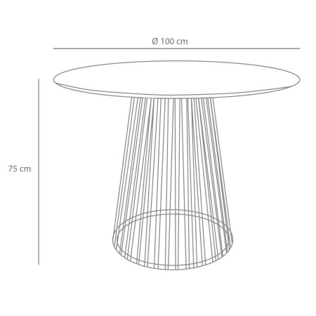 Mesa de Comedor Tina Blanca | Venta de Muebles Online