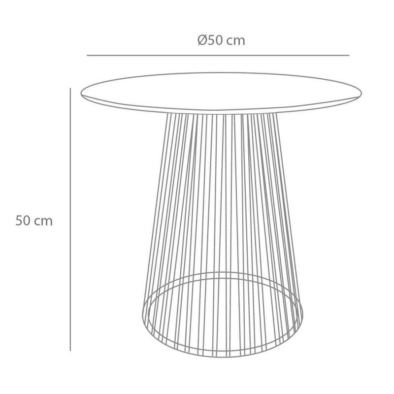 Mesa de Centro Tina Negra | Venta de Muebles Online