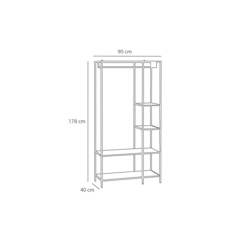 Estantería Perchero Anae | Venta de Muebles Online