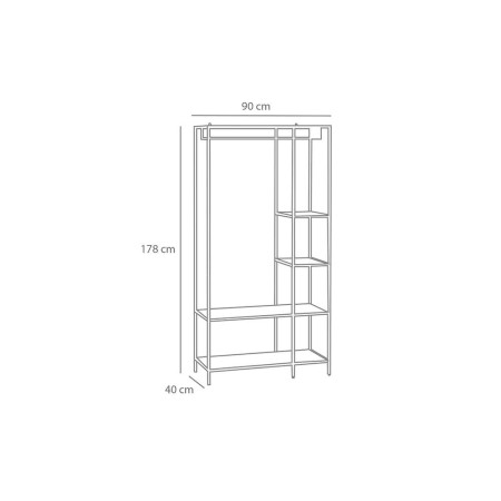 Estantería Perchero Anae | Venta de Muebles Online