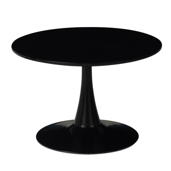 Mesa de centro Ø 70 Ibiza negra | Venta de Muebles Online