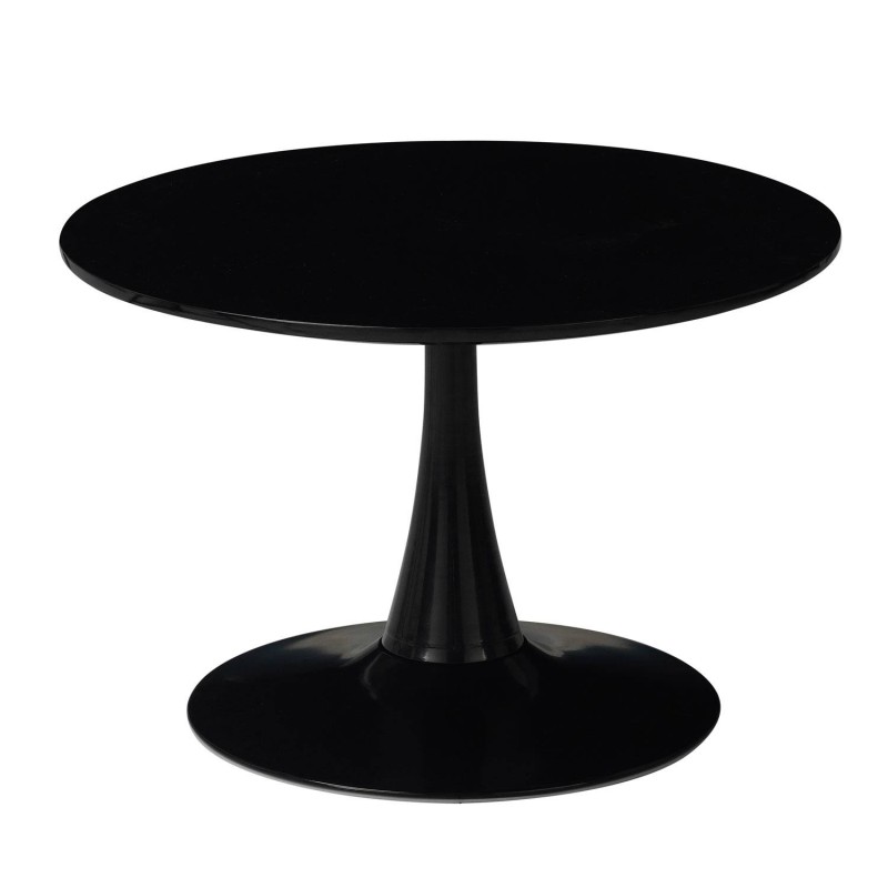 Mesa de centro Ø 70 Ibiza negra | Venta de Muebles Online