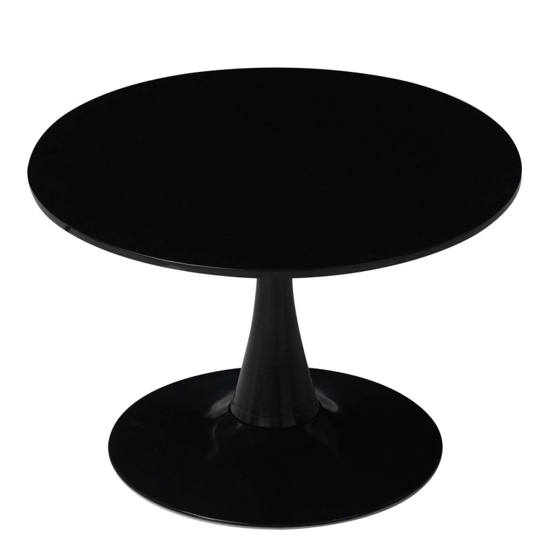 Mesa de centro Ø 70 Ibiza negra | Venta de Muebles Online