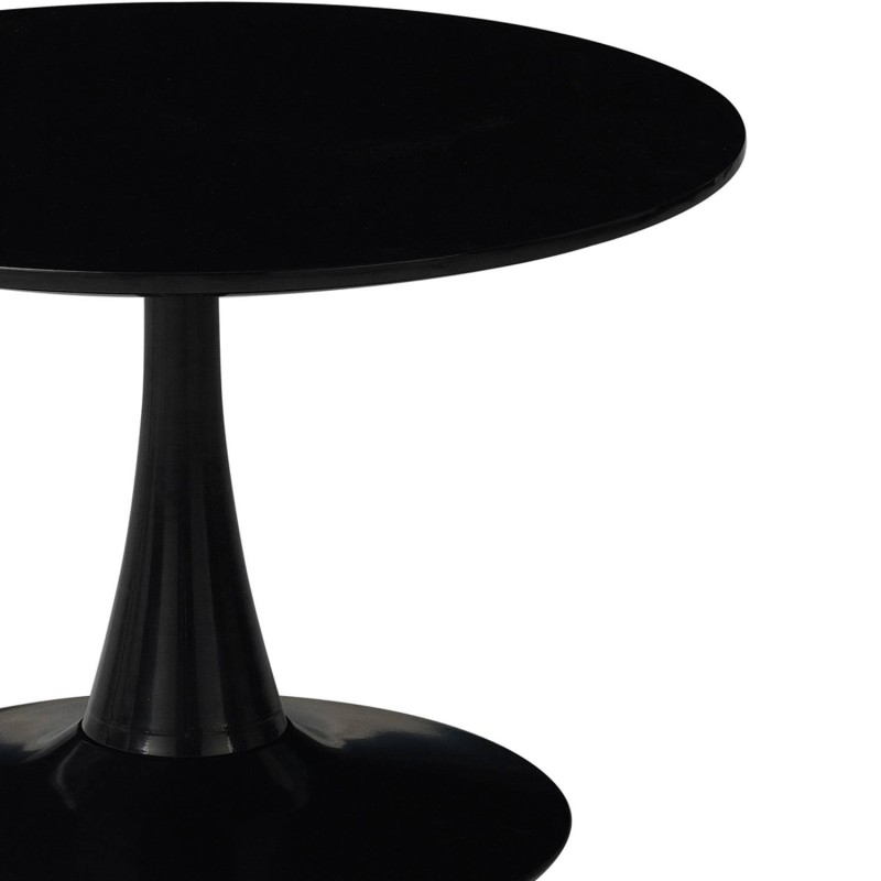 Mesa de centro Ø 70 Ibiza negra | Venta de Muebles Online