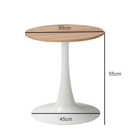 Mesa de rincón Ibiza Blanco Nature | Venta de Muebles Online