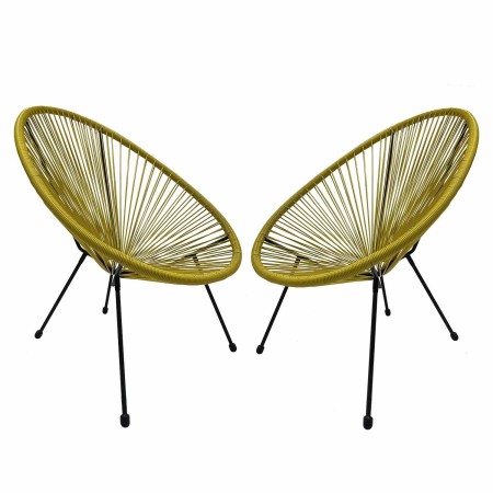 Pack de 2 sillas Acapulco Amarillas | Venta de Muebles Online