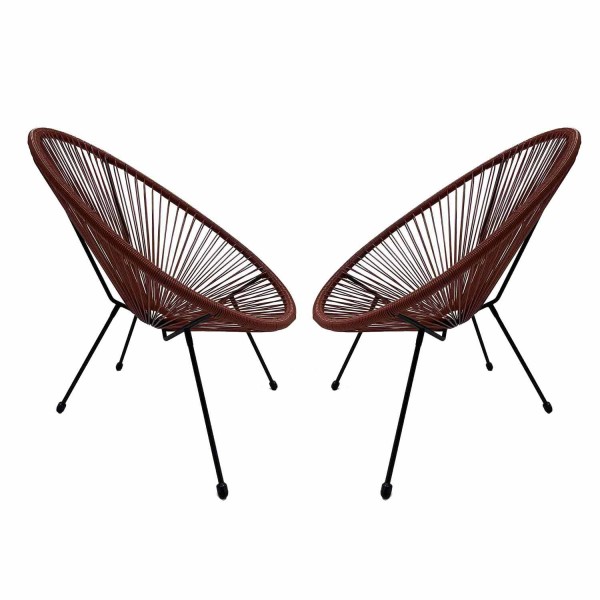 Pack 2 sillas Acapulco Terracota | Venta de Muebles Online