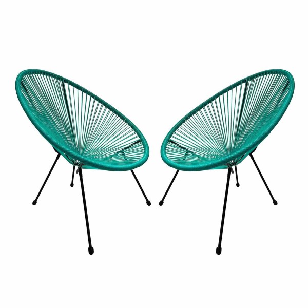 Pack 2 sillas Acapulco Turquesa | Venta de Muebles Online