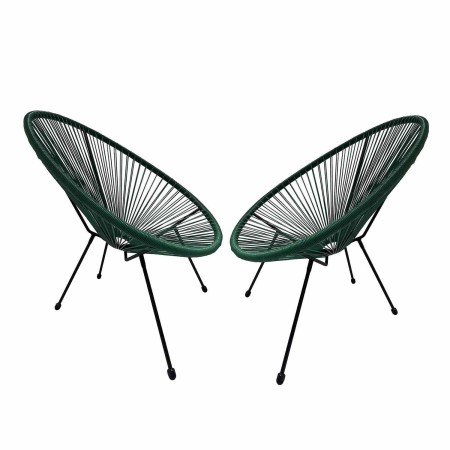 Pack 2 sillas Acapulco Verde Oscura | Venta de Muebles Online