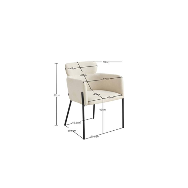 Sillón tapizado Nevada Textil | Venta de Muebles Online 2