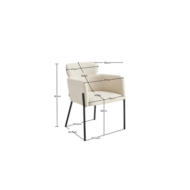 Sillón tapizado Nevada Textil | Venta de Muebles Online