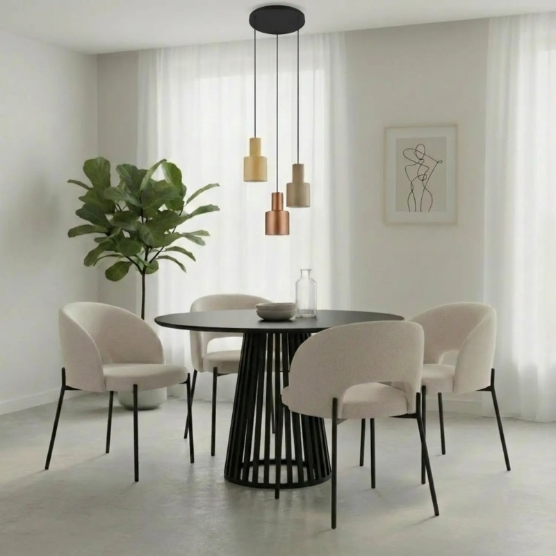 Silla tapizada color arena | Venta de Muebles Online