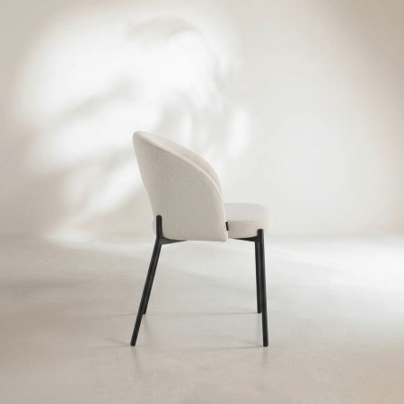 Silla tapizada color arena | Venta de Muebles Online