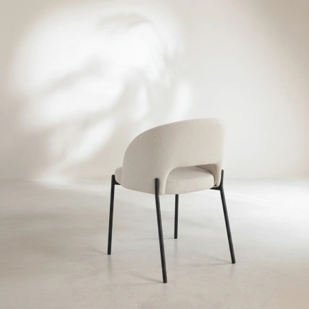 Silla tapizada color arena | Venta de Muebles Online